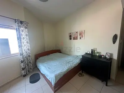 Master bedroom with attached toilet