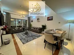 Luxury Annual Rental Apartment in Sharjah Al Mamzar Two Bedroom Hall with Store in Brand New Tower F