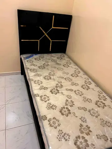 Single Bed with Headboard and Mattress - Good Condition