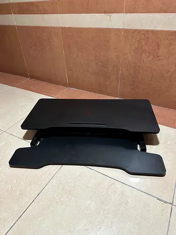 TechOrbits Rise-X Light Standing Desk Converter - Height Adjustable Stand Up Desk Riser