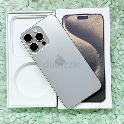 IPHONE 15 PRO MAX 512GB STORAGE NATURAL TITANIUM