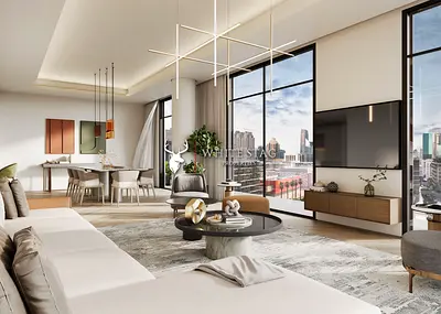 Luxury 2 Bed I Prime City Walk Location | Modern Living