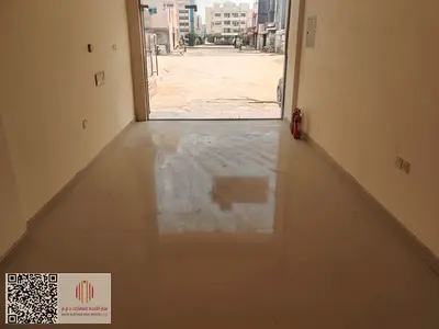 A distinguished commercial shop available for annual rent in Al Jurf Industrial Area 3, Ajman. It boasts a strategic location near the Ajman China Mar