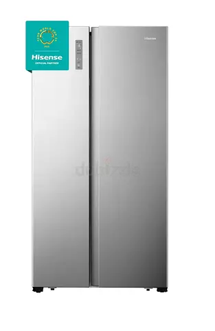 Hisense 670L Side By Side Refrigerator- 1  Year Warranty