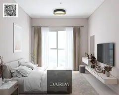 High-floor studio in Ajman One B3 | Panoramic city view | 700 sqft | AED 389K | Flexible 1% plan | 3