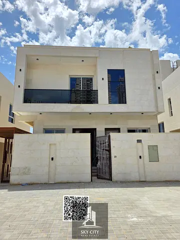 فيلا بسعر شامل رسوم التسجيل والتمليك على الشارع الرئيسي جاهزة للسكن في أرقي مناطق عجمان تملك حر لجميع الجنسيات بدون دفعة مقدمة. .