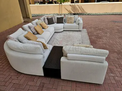 Olta Chattlesmore modular sofa with footstool