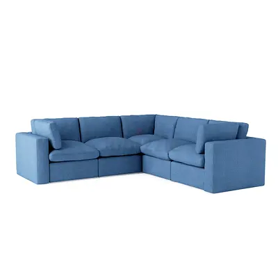 5 seater corner modular sofa