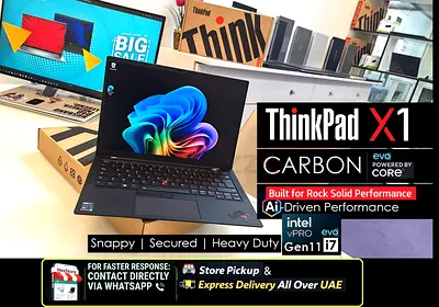 ThinkPad X1 CARBON - Evo Edition 11thGen i7 - 4266Mhz Extreme RAM - Like New , More zbook xps t14 p1