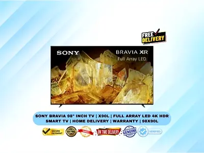 Sony BRAVIA 98 Inch TV | X90L | Full Array LED 4K HDR Smart TV | Home Delivery | Warranty | 98X90L