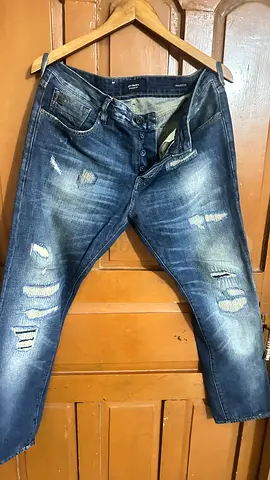 Scotch  Soda Ralston Distressed Denim Jeans - Size 32 (Blue)