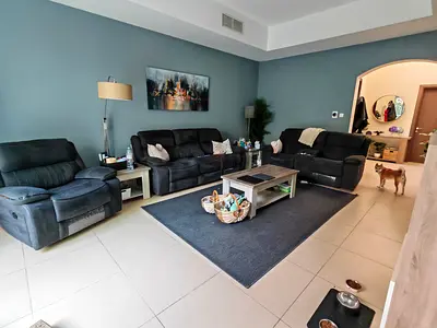 Ser of 3-Piece Dark Grey Reclining Sofa, 1 Recliner Sofa, and 2 seat Recliner Sofa