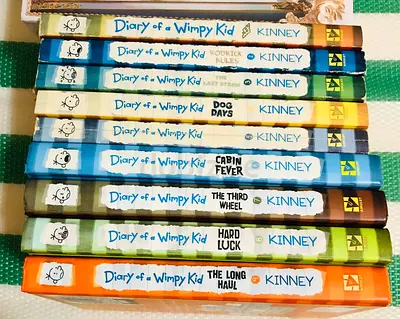 Book Diary of Wimpy Kid 9 book collection for 300 aed