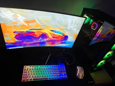 Gaming PC RTX 4070 super setup