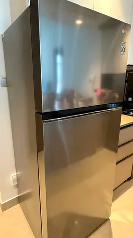 LG Top Mount Fridge, Smart Inverter, 375L, Silver