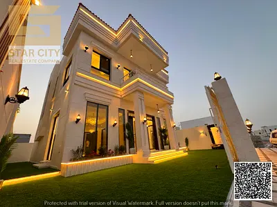🏡 للبيع | فيلا على شارع رئيسي في الحليو – عجمان | مقابل حديقة | 4 غرف ماستر 🔥