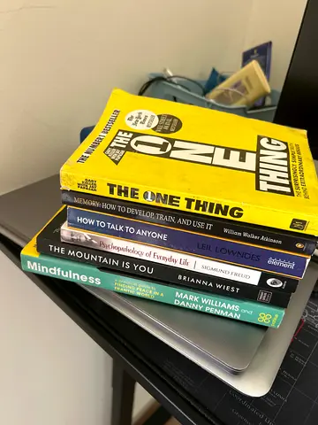 Bundle: Self-help  Mindfulness Books — The One Thing, Mindfulness, The Mountain Is You + more