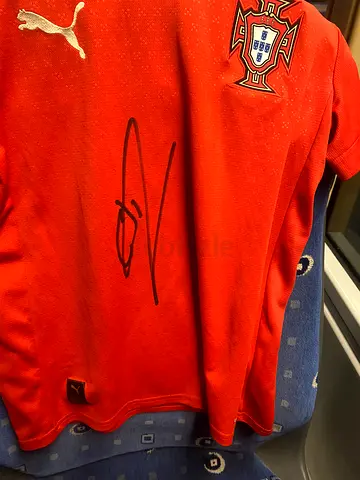 Cristiano Ronaldo Portugal signed shirt with video proof