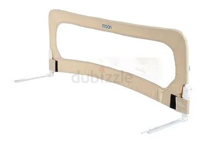 Moon Bed Rail Guard / Toddler Bed Safety Rail - Beige