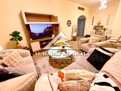 For monthly rent, a 2room and a hall in majaz3 area with free bills
