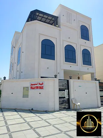 7 bedroom brand new Corner Villa for Sale in Al Amerah – Elegant Design with Dual Stone Facades