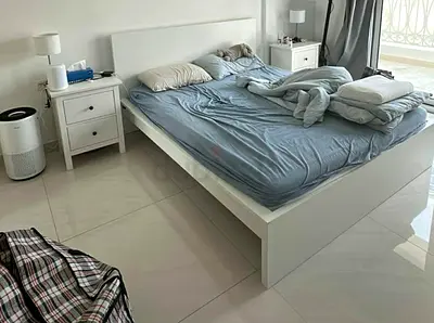 Ikea king size bed with mattress available in perfect condition