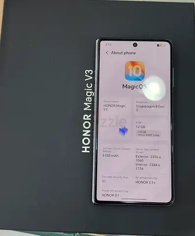 Honor v3 with box and charger every thing