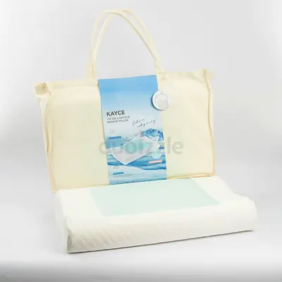 HOOGA Jrue Ice Gel Classic Memory Pillow with Carry Bag - New