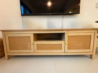 Wood TV Table