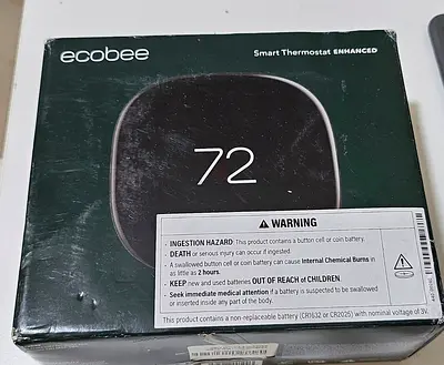 Ecobee Smart Thermostat Enhanced 6th Gen Eb-State6L-01