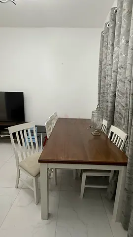 Home centre dinning with 8 chairs - good condition