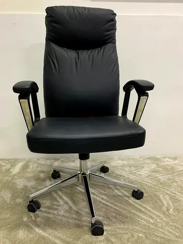 Black Leather Office chair