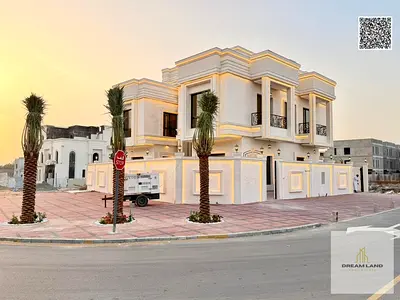 للبيع فيلا بمواصفات عالمية وسعرخيالى تصمييم فلل دبى جاهزه للسكن طابقين وروف مع مسبح وشامل رسوم التسجيل والتمليك جاهزة للتسليم تملك حروتورث تقسيط شهرى