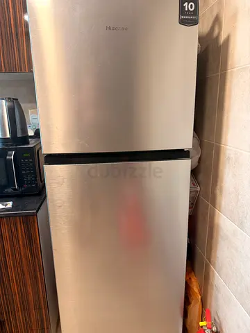 Hisense Stainless Steel Fridge-Freezer (Good Condition)