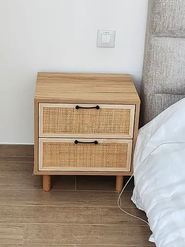 Rattan night stand