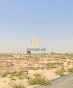 Land for sale in Al Malha, Al Roydat Suburb, with an area of 3,261 sq. ft. Prime location behind the