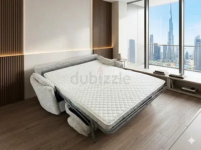 Home center two seater sofa bed with mattress
