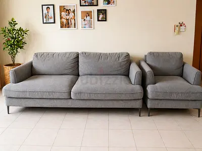 Grey 3+1 seater Sofa- Good Condition