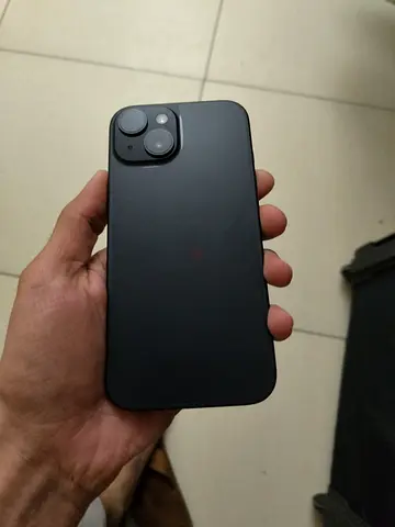 iPhone 15 (black) - Good working condition with case, Battery 100%, 3 months old