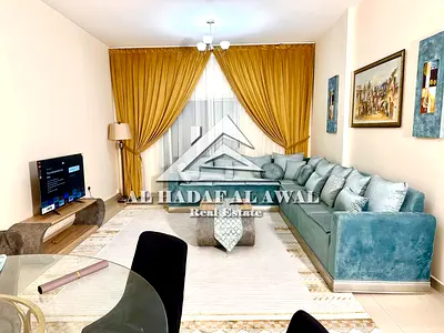 Two bedrooms and a living room in Al Qasimia, 4500 with internet, 500 security deposit
