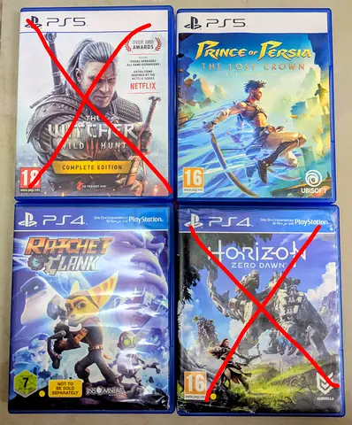 PS5/PS4 Games - Prince of Persia The Lost Crown PS5 Ratchet and Clank PS4