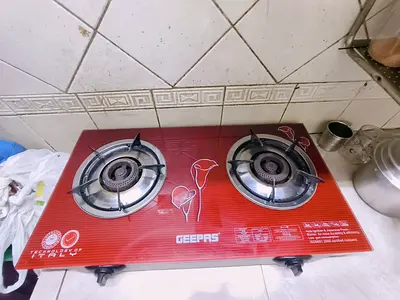 Glass Top Gas Stove + Gas Cylinder 22kg – Ready to Use | Urgent Sale