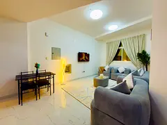 One bedroom and living room apartment in Al Nuaimiya 1, Ajman. First occupancy. Central air conditio
