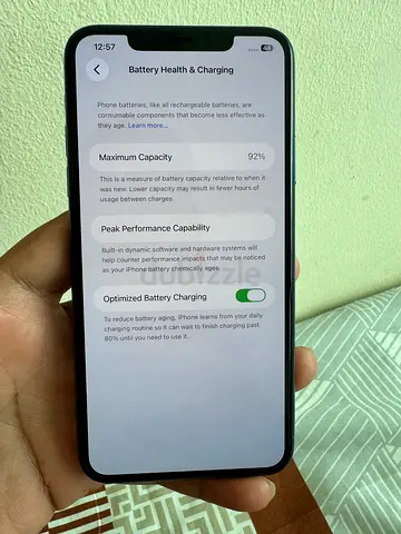 iPhone 11 pro max 256 in good working condition — Battery Health 92%