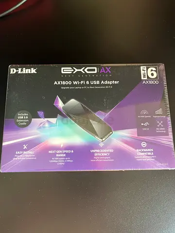 D-link AX1800 Wi Fi 6 adapter for PC