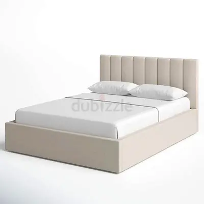 Brand New queen size bed frame with manual storage