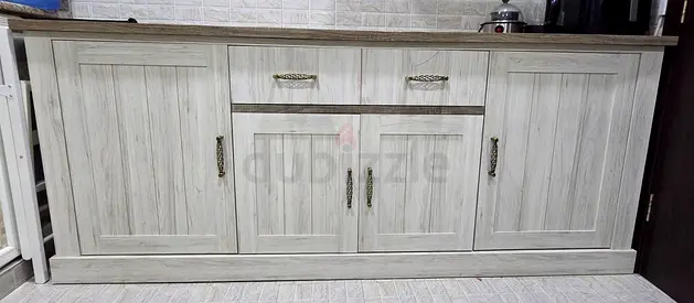 Wood kitchen Storage Cabinet with Shelves