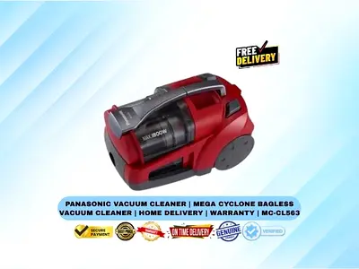Panasonic Vacuum Cleaner | Mega Cyclone Bagless Vacuum Cleaner | Delivery | Warranty | MC-CL563