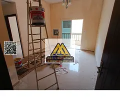 1BHK in Al Hamidiya 1, Ajman near Sheikh Ammar St. Balcony, central AC. AED 30,000 yearly, 4 payment