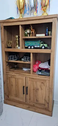Bookshelf storage with cabinets - home centre- excellent condition